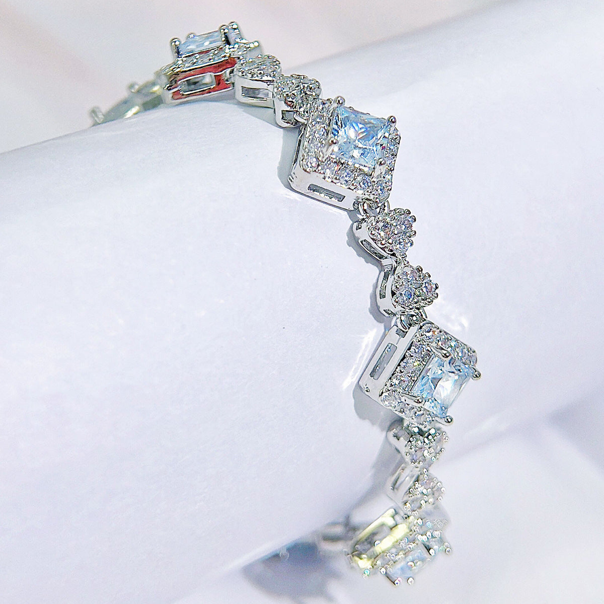 European And American Fashion All-match Diamond Zircon Bracelet For Women