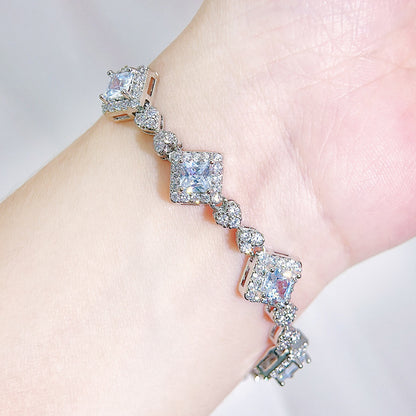 European And American Fashion All-match Diamond Zircon Bracelet For Women